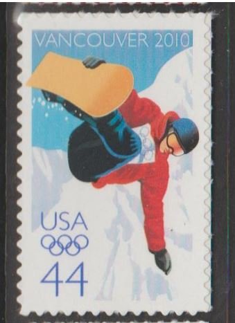 U.S. Scott #4436 Vancouver, Canada 2010 Winter Olympics Stamps - Mint NH Single