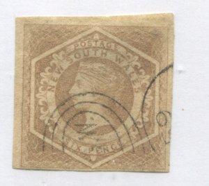 New South Wales 1854 6d used
