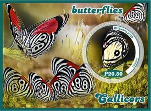 Republic of Botswana stamps 2020. - Set of insect butterflies from 8 blocks MNH