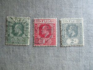 Fiji,  Scott# 80-82, used