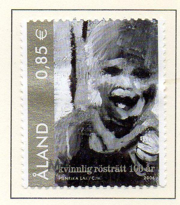 Aland Finland Sc  245 2006 Womens Suffrage stamp  used