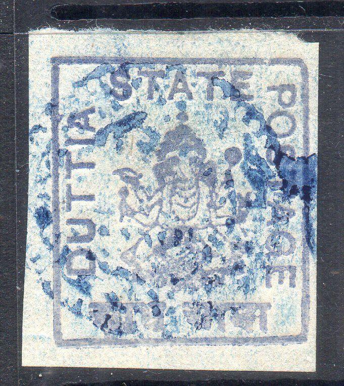 INDIA-  DUTTIA STATE  STAMPS -  MH MINT FINE  SG NO ? RARE HIGH CV 