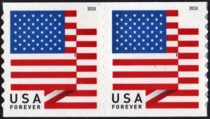 SC#5260 (50¢) U.S. Flag Coil Pair: APU (2018) SA