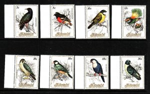 Aitutaki-Sc#323//331-eight unused NH Birds-1984-