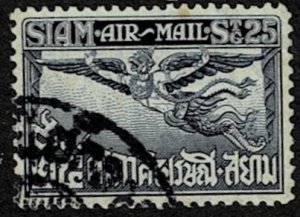 1925 Thailand Scott Catalog Number C6 Used