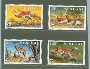 Senegal #677-680 Mint (NH) Single (Complete Set) (Fauna)