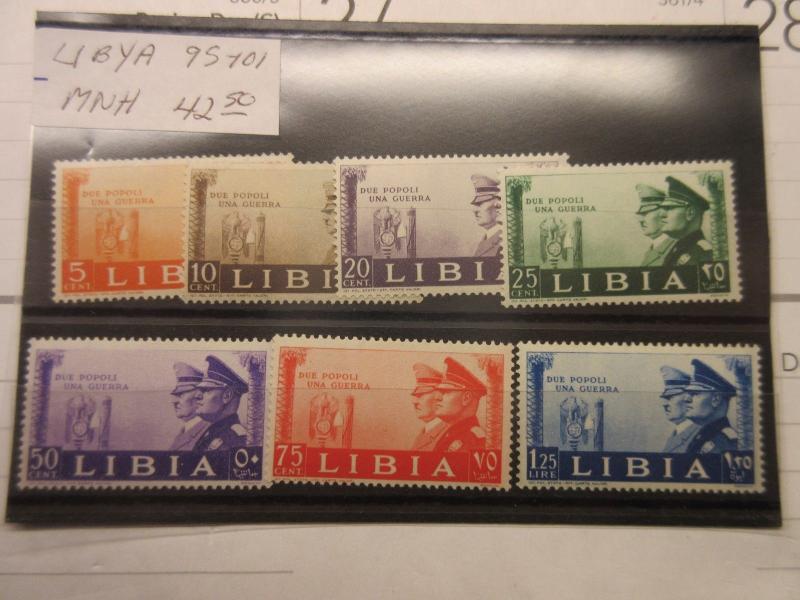 LIBYA  Scott  95-101 set  MINT NEVER HINGED  I7  Cat $42.50