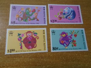 Hong Kong   #  615-18  MNH