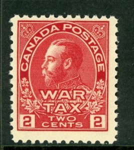 Canada 1915 War Tax 2¢ Carmine  Admiral Scott #MR2 MNH Z565