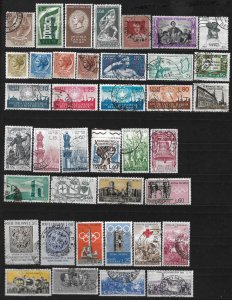 COLLECTION LOT #486 ITALY 39 STAMPS 1955+