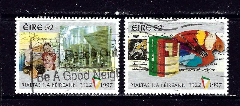 Ireland 1057 and 1057 Used 1997 issues