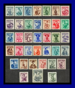 1948 - 1952 - Austria - Scott nº520 / 556 - MNH - BE- 133 - 01