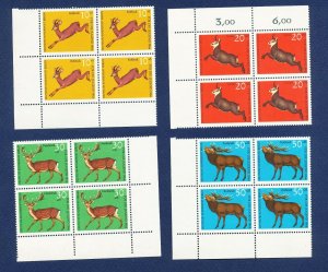 GERMANY BERLIN - # 9NB37-9NB40 - MNH block of four  - animals 