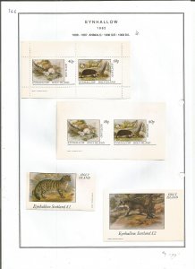 EYNHALLOW -1982 - Animals - Sheets - Mint Light Hinged -Private Issue