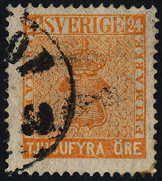 Sweden 10 used - Coat of arms