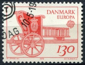 Denmark Sc#651 Used, 1.30k red, Europa (C.E.P.T.) 1979 - History of the Post ...