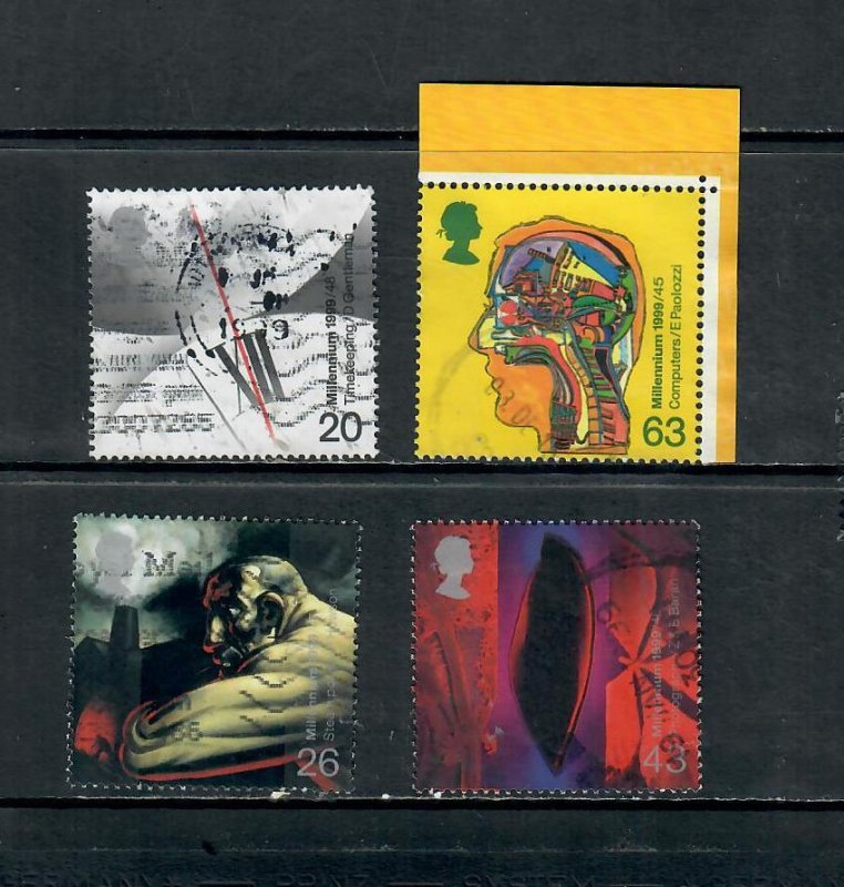 G.B 1999 COMMEMORATIVES SET THE INVENTOR'S TALE ISSUE USED  h 301122