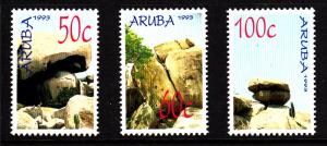 Aruba MNH Scott #89-#91 Set of 3 Rock Formations in Ayo and Casibari Districts