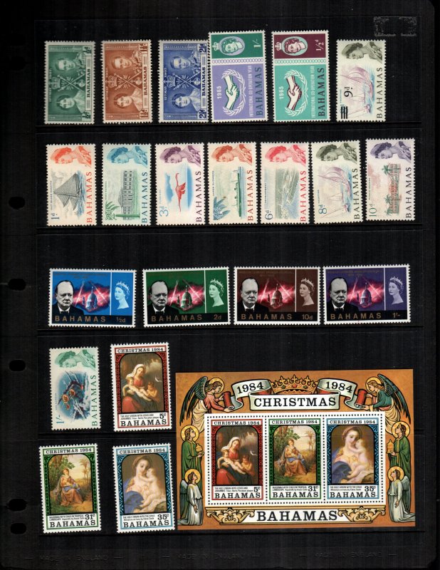 Bahamas  MNH lot of 21