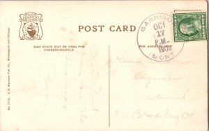 United States Montana Garrison 1909 4a-bar  1883-1980  Postal Card.