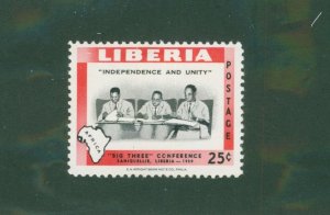 LIBERIA 387 MH BIN $0.55