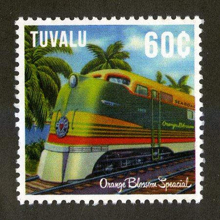 TUVALU 1260  MNH SCV $1.10 BIN $.60 TRAIN