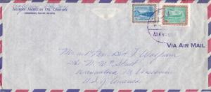 Saudi Arabia # C52 on Airmail Cover to the U.S.