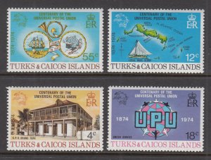Turks and Ciacos 293-296 MNH VF