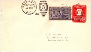 Scott E15 10 Cents Special Delivery FDC Nickles Typed Address SCV $130.00
