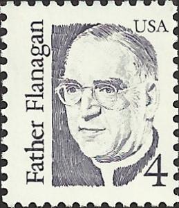 # 2171a MNH - SCV-0.25 - GRAYISH VIOLET - FATHER FLANAGAN