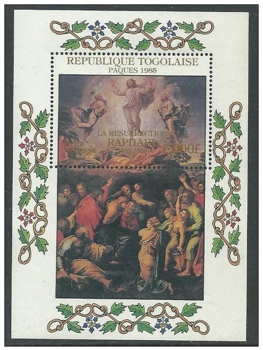 TOGO TOGOLAISE SHEET RELIGION CHRISTMAS RAPHAEL