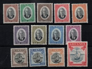 Grenada KGVI 1951 mint LHM set SG172-184 WS38801