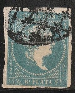 Cuba SC# 12 , Nice Postmark Used (1873k)