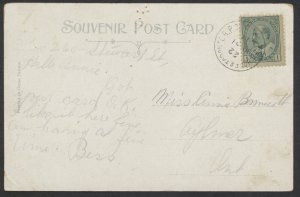 1911 RPO Postmark Port Hope & Toronto RPO/ No 3 JUL 21 11 On PC