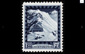 LIECHTENSTEIN SC#106 SUPERB MNH OG PERF 10.5 SPOTLESS GUM WELL CENTRED CV$165.00