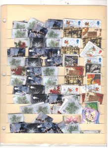 GREAT BRITAIN COLLECTION ON STOCK SHEET MINT/USED