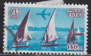 Egypt C173 Boats Sailing on the Nile 1978