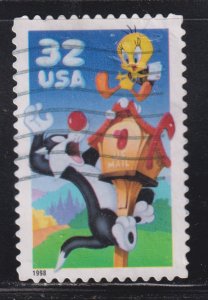 United States 3204a Sylvester & Tweety Bird 1998