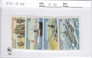 Falkland Islands 375-8 Liberation Anniversary mnh