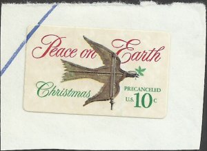 # 1552 USED CHRISTMAS DOVE AND WEATHER VANE SELF STICK