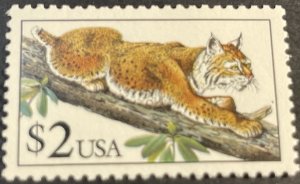 U.S.# 2482-MINT/NEVER HINGED--SINGLE--#2.00 BOBCAT--1980