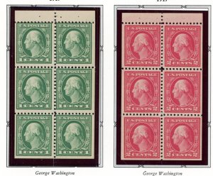 US BOOKLET PANE LOT WITH CATALOGUE VALUE MIXED CONDITION AS SHOWN