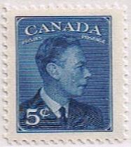 Canada Mint VF-NH #288 5c KGVI