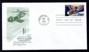 US 1529 Skylab Artmaster U/A FDC