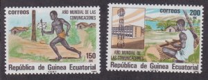 Equatorial Guinea # 65-66, Runner & Drummer, NH, 1/2 Cat.