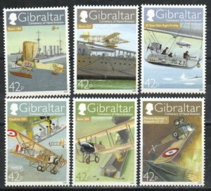Gibraltar Stamp 1183-1188  - Naval Aviation Centenary