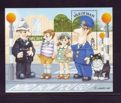 Isle of Man Sc 614 1994 Postman Pat stamp sheet mint NH