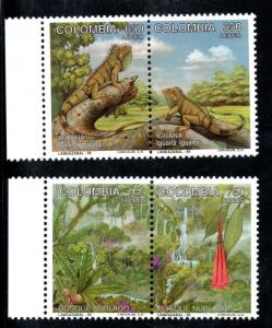 Columbia Scott C867-C868 MNH Complete Set