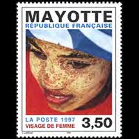 MAYOTTE 1997 - Scott# 90 Woman Set of 1 NH