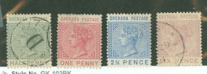 Grenada #20-22/24 Unused